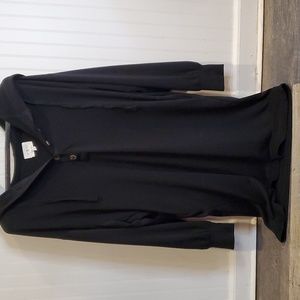 Lou & Grey Signature Soft Button Hood Dress w/Pockets  Large